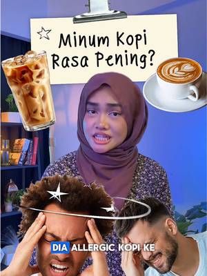 Wow ada juga ya orang minum kopi terus rasa pening. Korang lepas minum kopi rasa bertenaga atau lemah? Cer komen ☕️😵‍💫  #kopi #caffein #dizzy #trivia #fyp