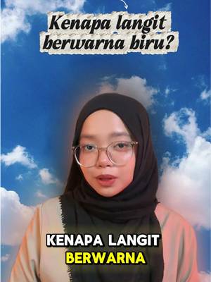 Jadi dalam banyak-banyak planet, bumi jelah yang langitnya berwarna biru… kenapa? 🌍🤔 #skytok #faktamenarik #trivia #fyp